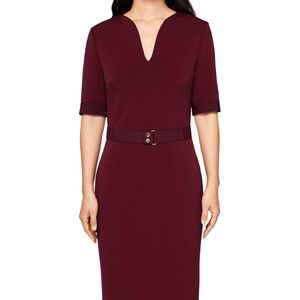 TED BAKER JESABIL SHEATH DRESS
